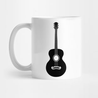 Acoustic guitar silhouette Mug